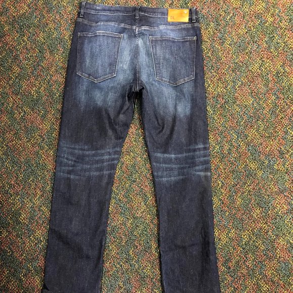 DL1961 Russell Men's Jeans Dark Wash Denim - Picture 2 of 8